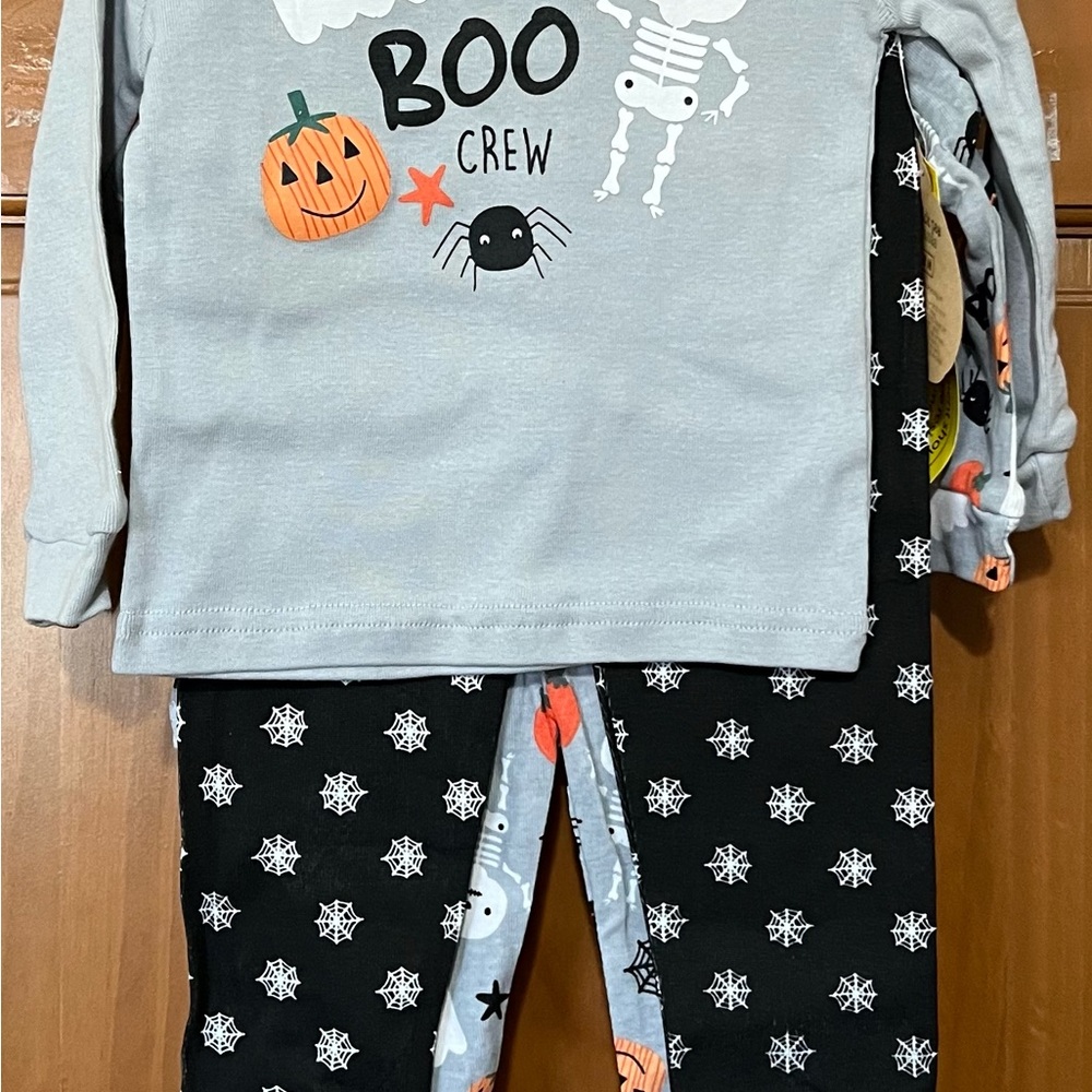 Chickpea Spooky Boo Crew Halloween 4 Piece Set, 18 Months